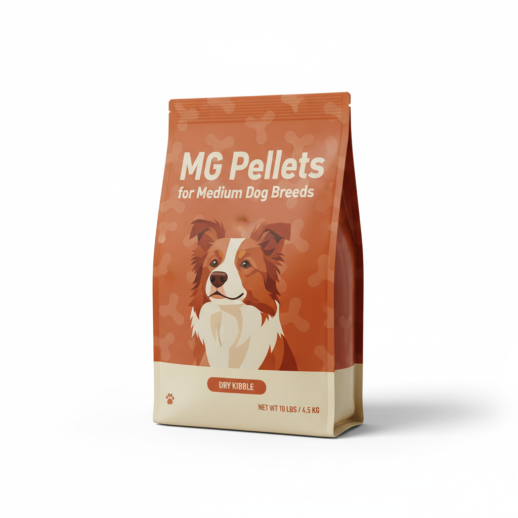 MG Pellets for Medium Dog Breeds packaging