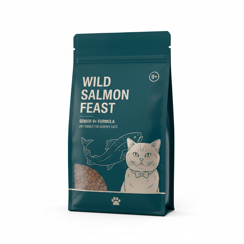 Wild Salmon Feast – Senior 9+ Formula packaging