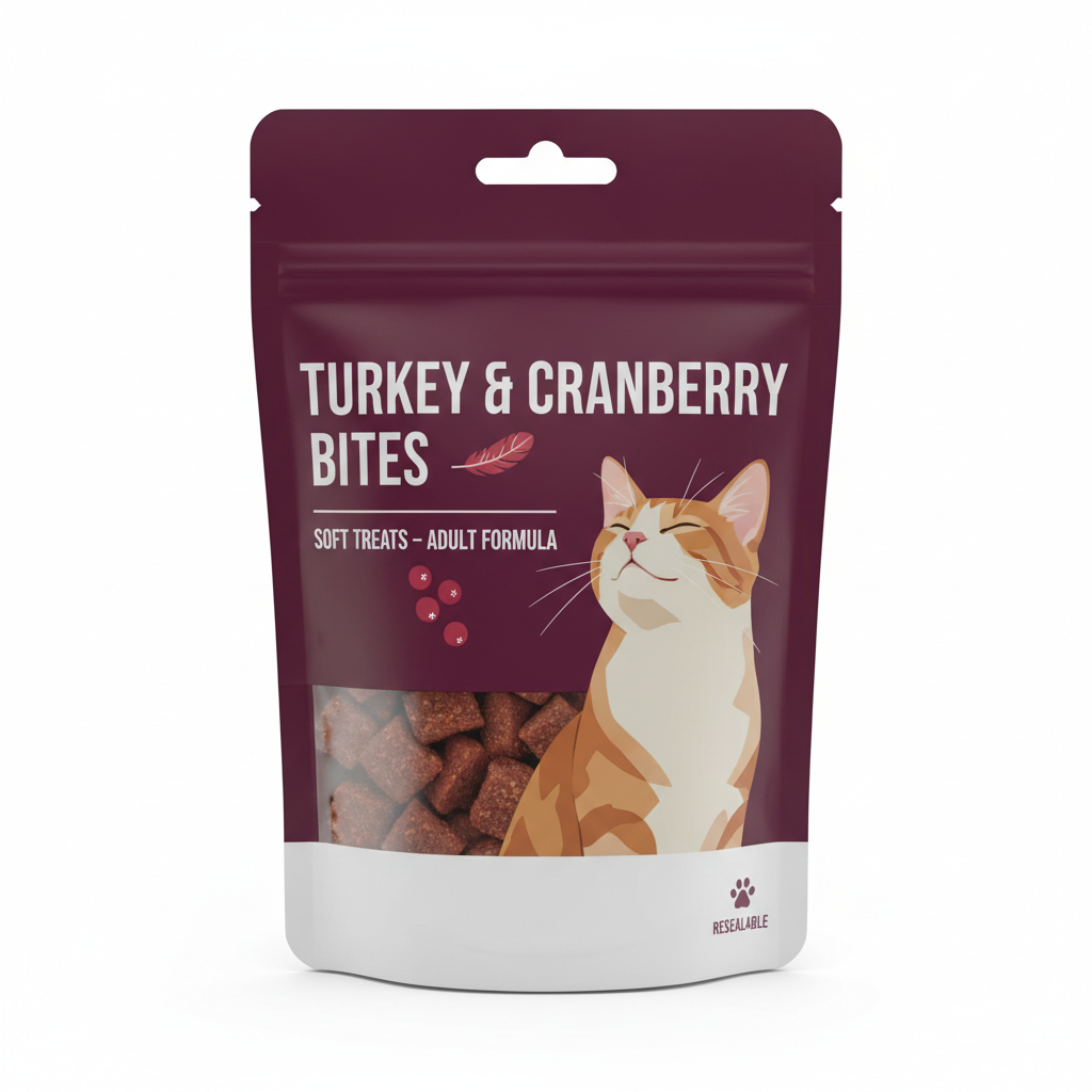 Turkey & Cranberry Bites – Adult Formula