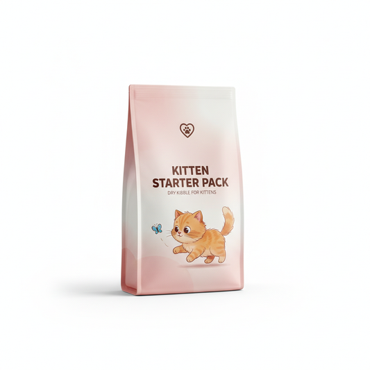 Kitten Starter Pack premium dry kitten food bag