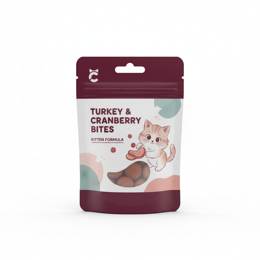 Turkey & Cranberry Bites – Kitten Formula
